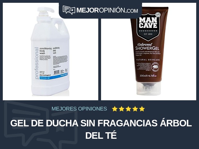 Gel de ducha Sin fragancias Árbol del té