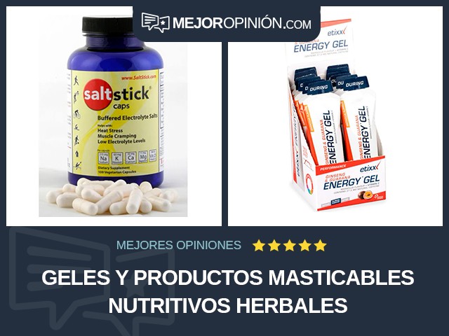 Geles y productos masticables nutritivos Herbales