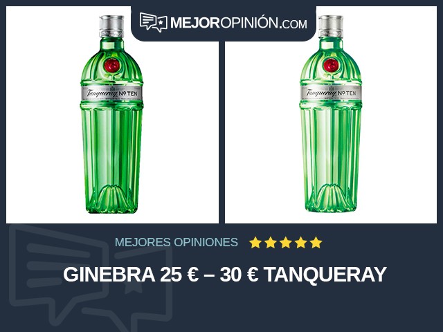 Ginebra 25 € – 30 € Tanqueray