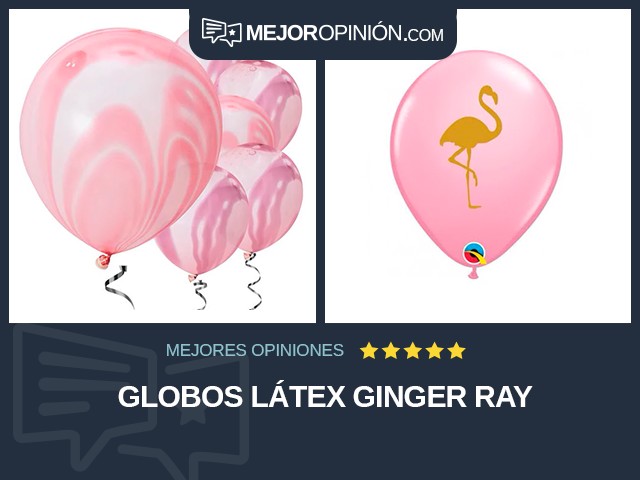 Globos Látex Ginger Ray