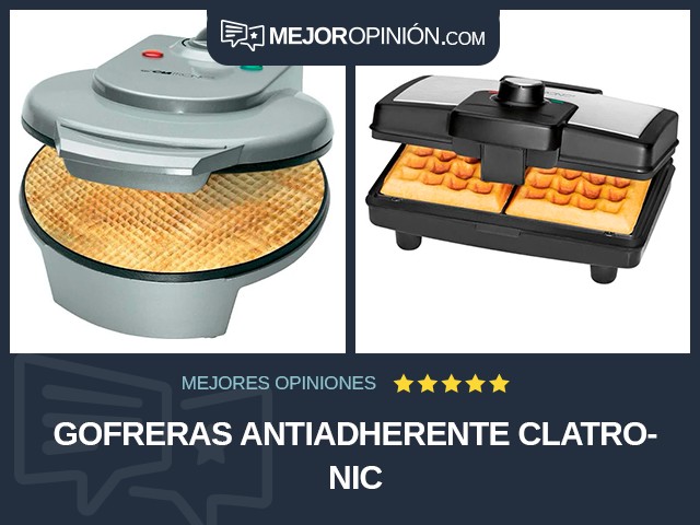 Gofreras Antiadherente Clatronic