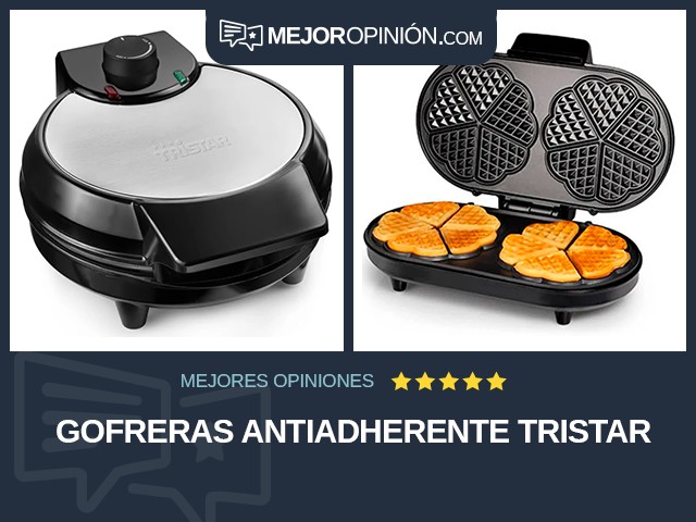 Gofreras Antiadherente Tristar