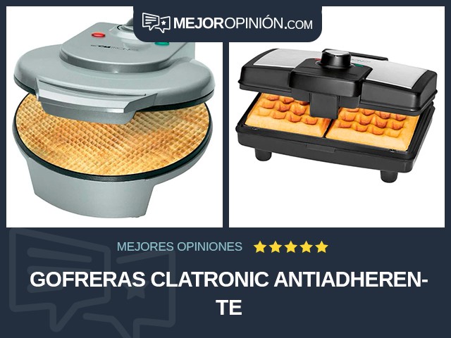 Gofreras Clatronic Antiadherente