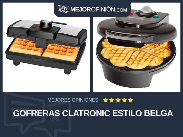 Gofreras Clatronic Estilo belga