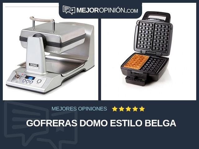 Gofreras DOMO Estilo belga