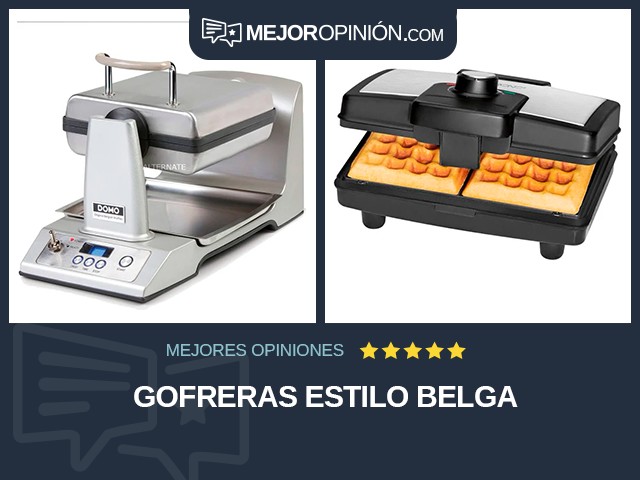 Gofreras Estilo belga