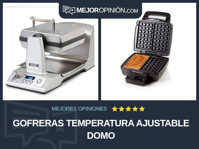 Gofreras Temperatura ajustable DOMO