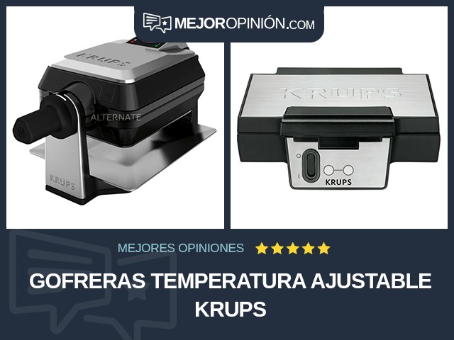 Gofreras Temperatura ajustable KRUPS