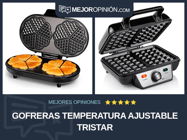 Gofreras Temperatura ajustable Tristar