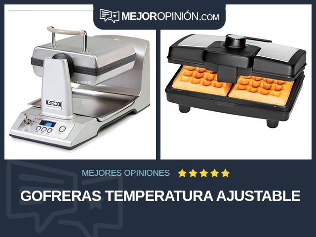 Gofreras Temperatura ajustable