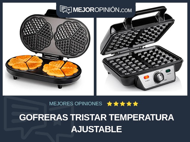 Gofreras Tristar Temperatura ajustable