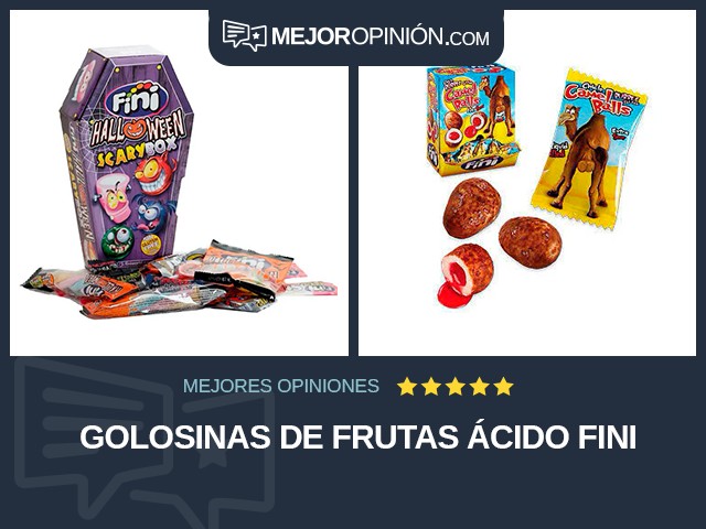 Golosinas de frutas Ácido Fini