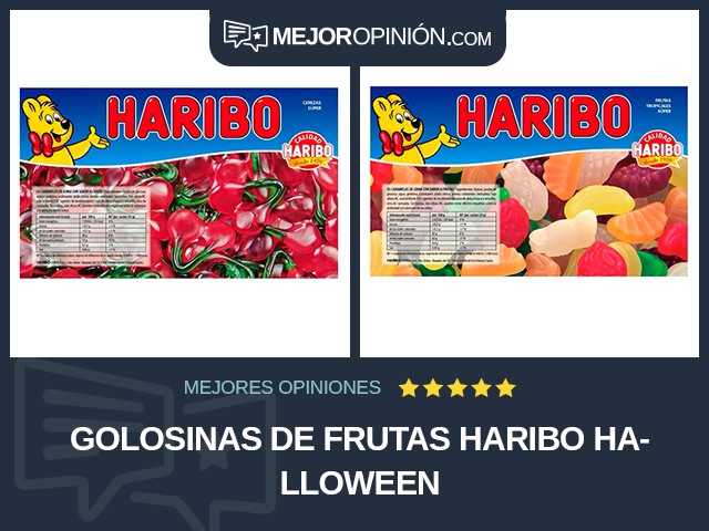 Golosinas de frutas Haribo Halloween