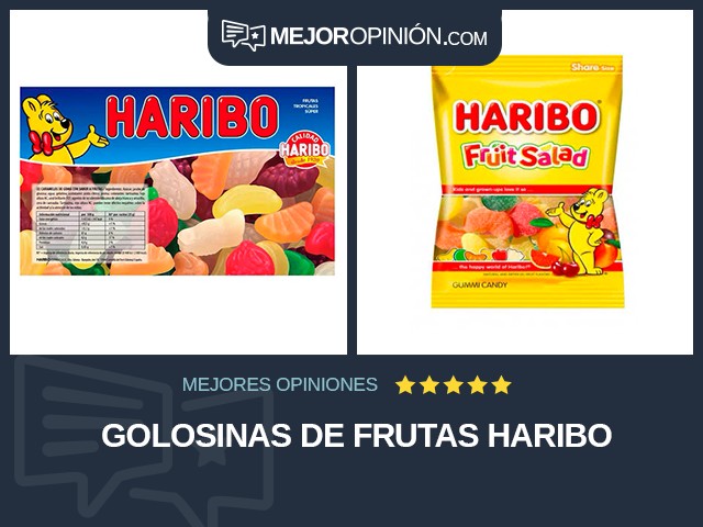 Golosinas de frutas Haribo