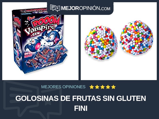 Golosinas de frutas Sin gluten Fini