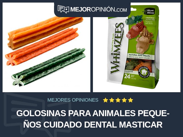 Golosinas para animales pequeños Cuidado dental Masticar