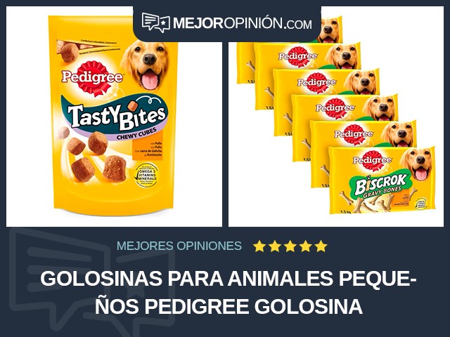 Golosinas para animales pequeños Pedigree Golosina