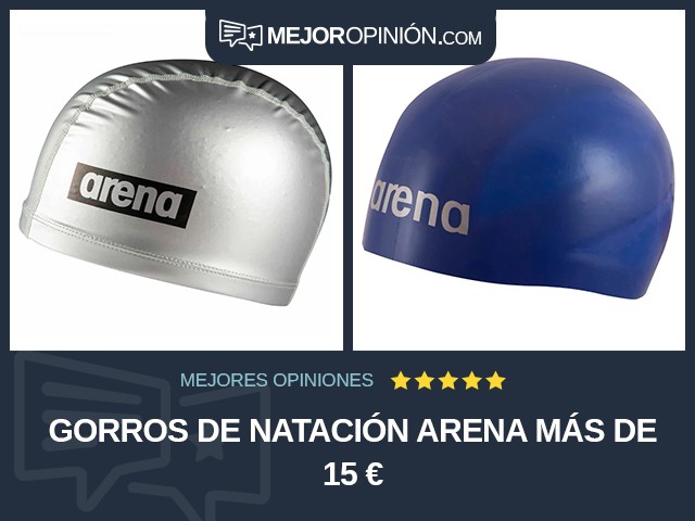 Gorros de natación arena Más de 15 €