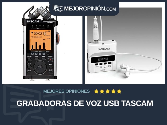 Grabadoras de voz USB TASCAM