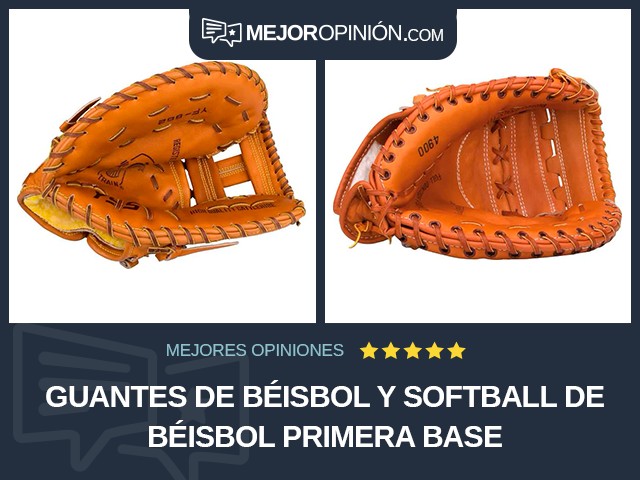 Guantes de béisbol y softball De béisbol Primera base