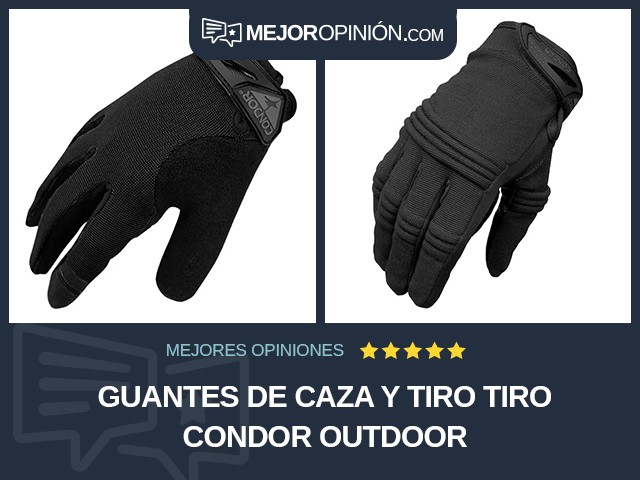 Guantes de caza y tiro Tiro Condor Outdoor