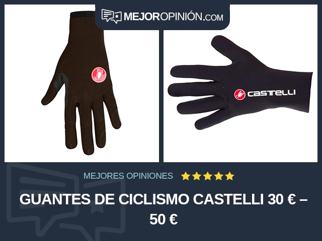 Guantes de ciclismo Castelli 30 € – 50 €