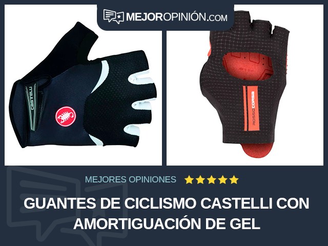 Guantes de ciclismo Castelli Con amortiguación de gel