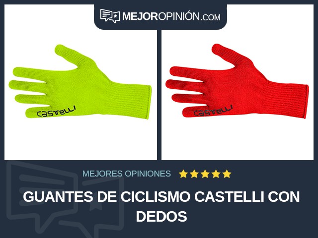 Guantes de ciclismo Castelli Con dedos