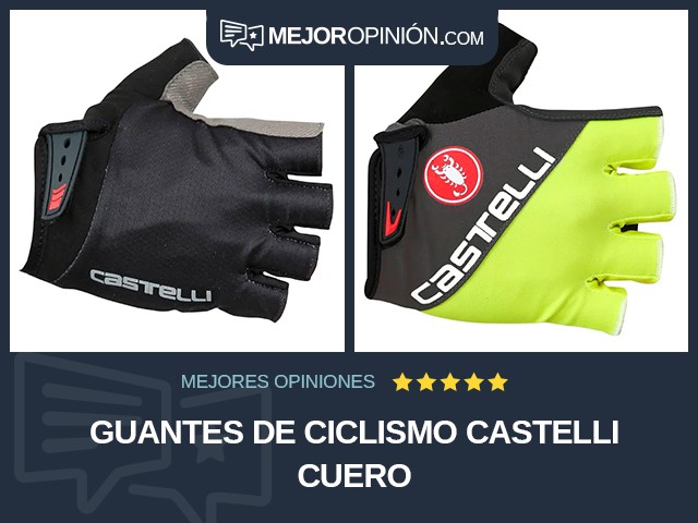 Guantes de ciclismo Castelli Cuero