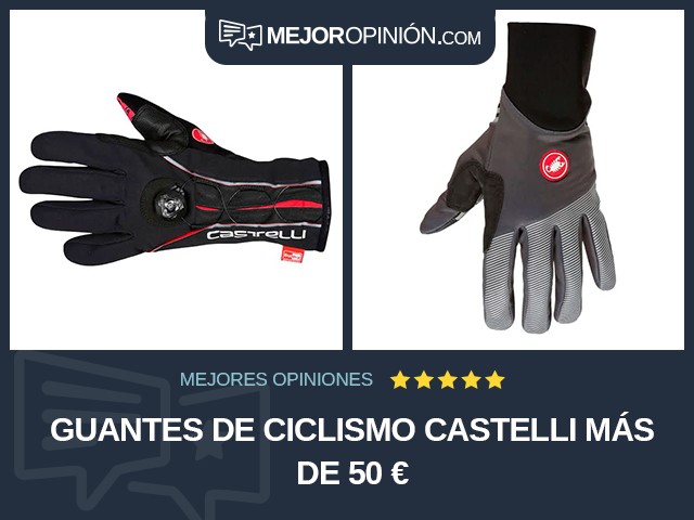 Guantes de ciclismo Castelli Más de 50 €