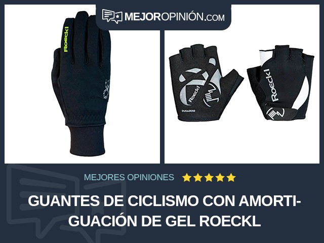 Guantes de ciclismo Con amortiguación de gel Roeckl