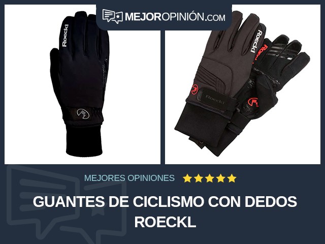 Guantes de ciclismo Con dedos Roeckl