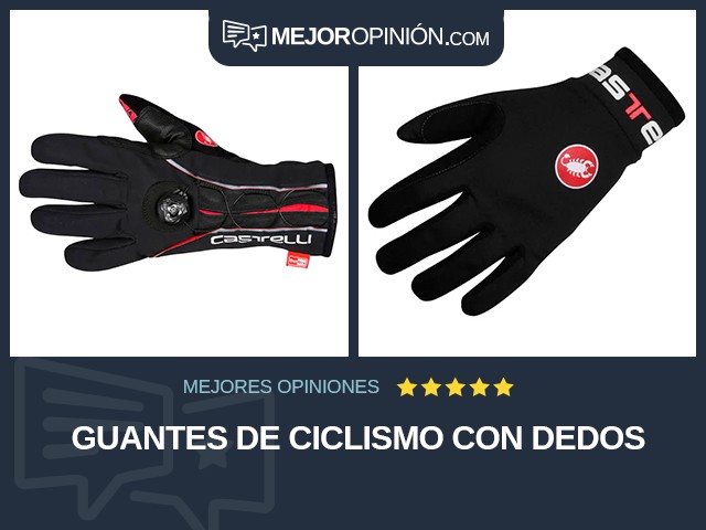 Guantes de ciclismo Con dedos