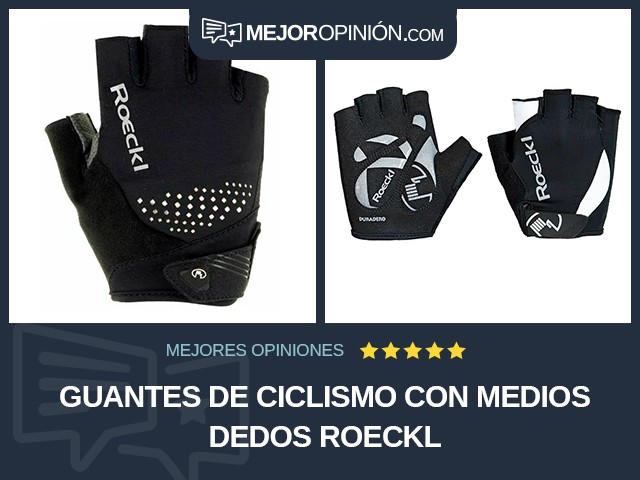 Guantes de ciclismo Con medios dedos Roeckl