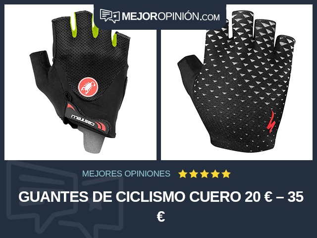 Guantes de ciclismo Cuero 20 € – 35 €