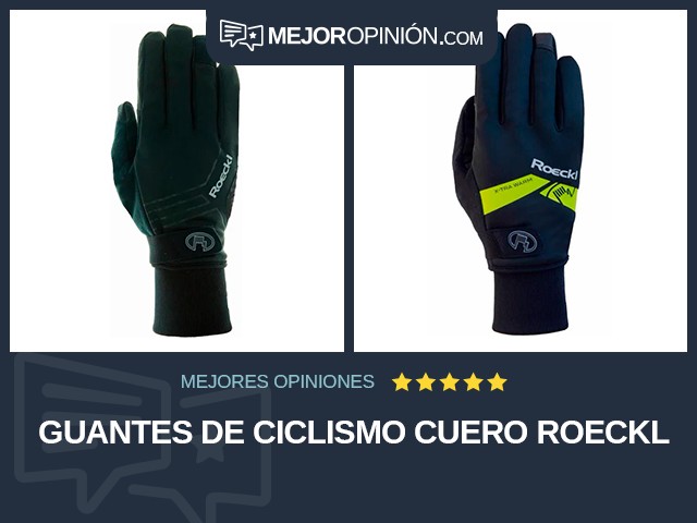 Guantes de ciclismo Cuero Roeckl