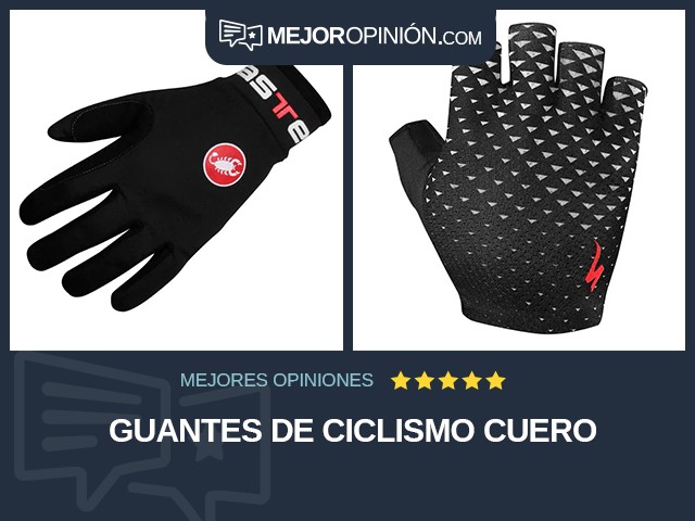 Guantes de ciclismo Cuero