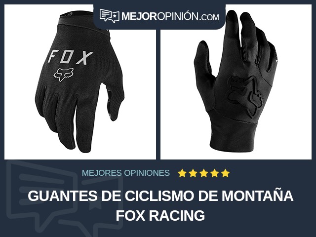 Guantes de ciclismo De montaña Fox Racing