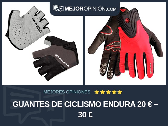 Guantes de ciclismo Endura 20 € – 30 €