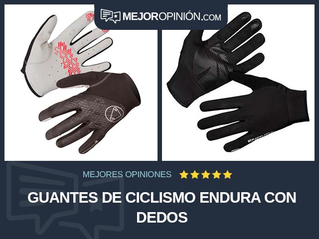 Guantes de ciclismo Endura Con dedos