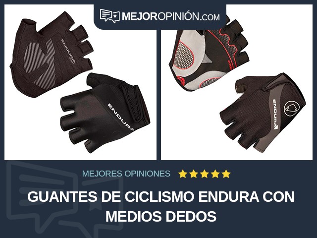 Guantes de ciclismo Endura Con medios dedos