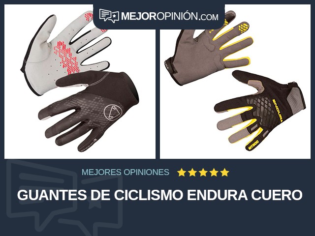 Guantes de ciclismo Endura Cuero