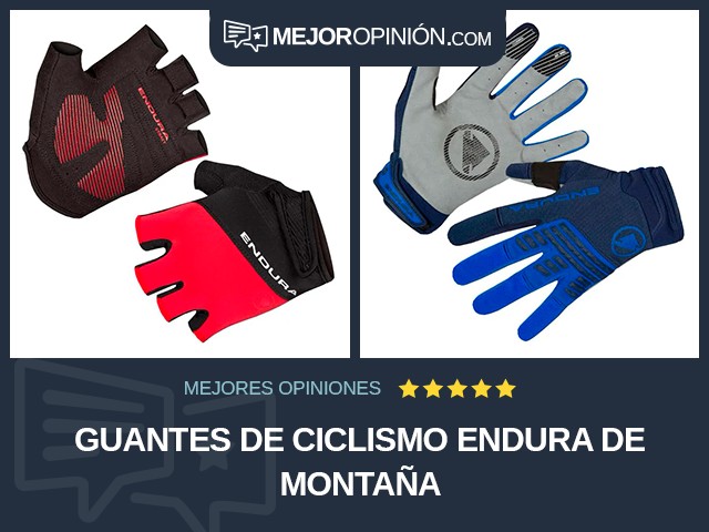 Guantes de ciclismo Endura De montaña