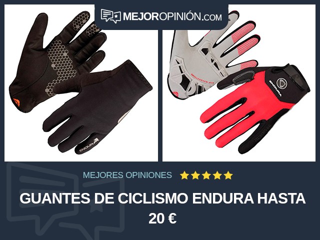 Guantes de ciclismo Endura Hasta 20 €