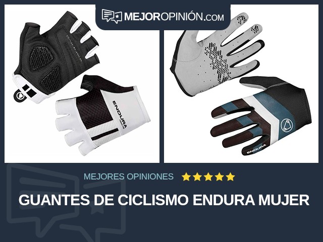 Guantes de ciclismo Endura Mujer