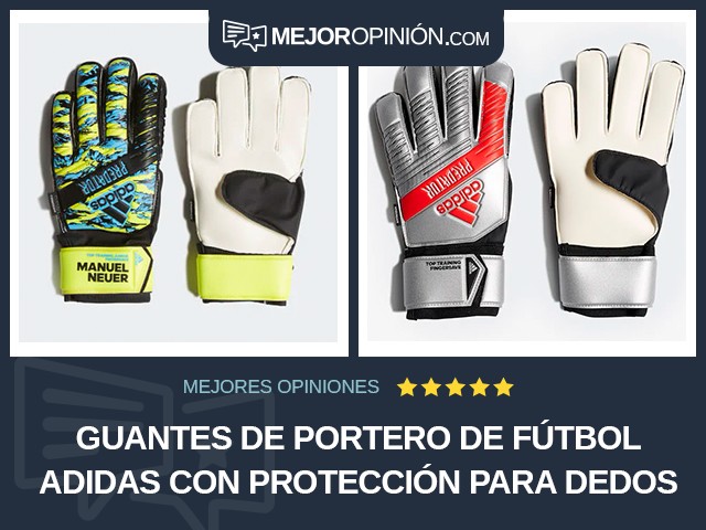 Guantes de portero de fútbol adidas Con protección para dedos