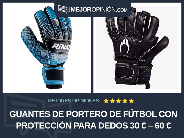 Guantes de portero de fútbol Con protección para dedos 30 € – 60 €