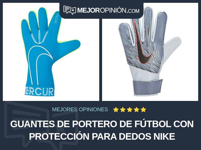 Guantes de portero de fútbol Con protección para dedos Nike