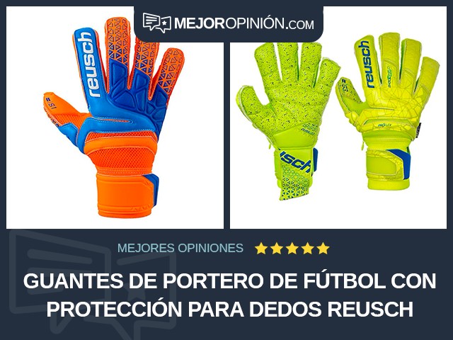 Guantes de portero de fútbol Con protección para dedos Reusch