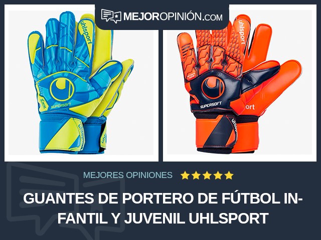 Guantes de portero de fútbol Infantil y juvenil uhlsport